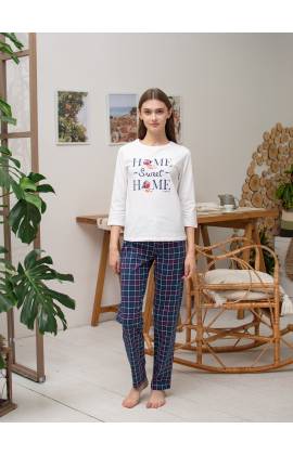 Комплект ( джемпер и брюки ) хлопок MAGIC 6-2305 (Кремовый)