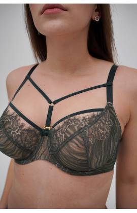 Бюстгальтер с формованной чашкой ZeBra 542518 на косточках (Зеленый)