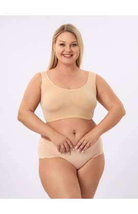 Бюстгальтер-топ Лолита 9920 без косточек (Бежевый)