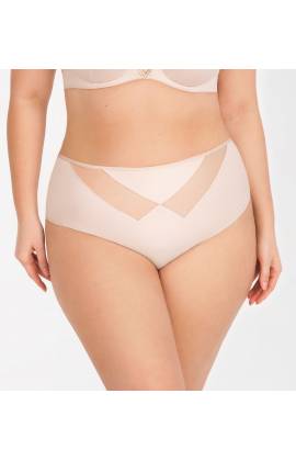 Трусы слипы Gorsenia 566 VICKY с высокой посадкой (Бежевый)