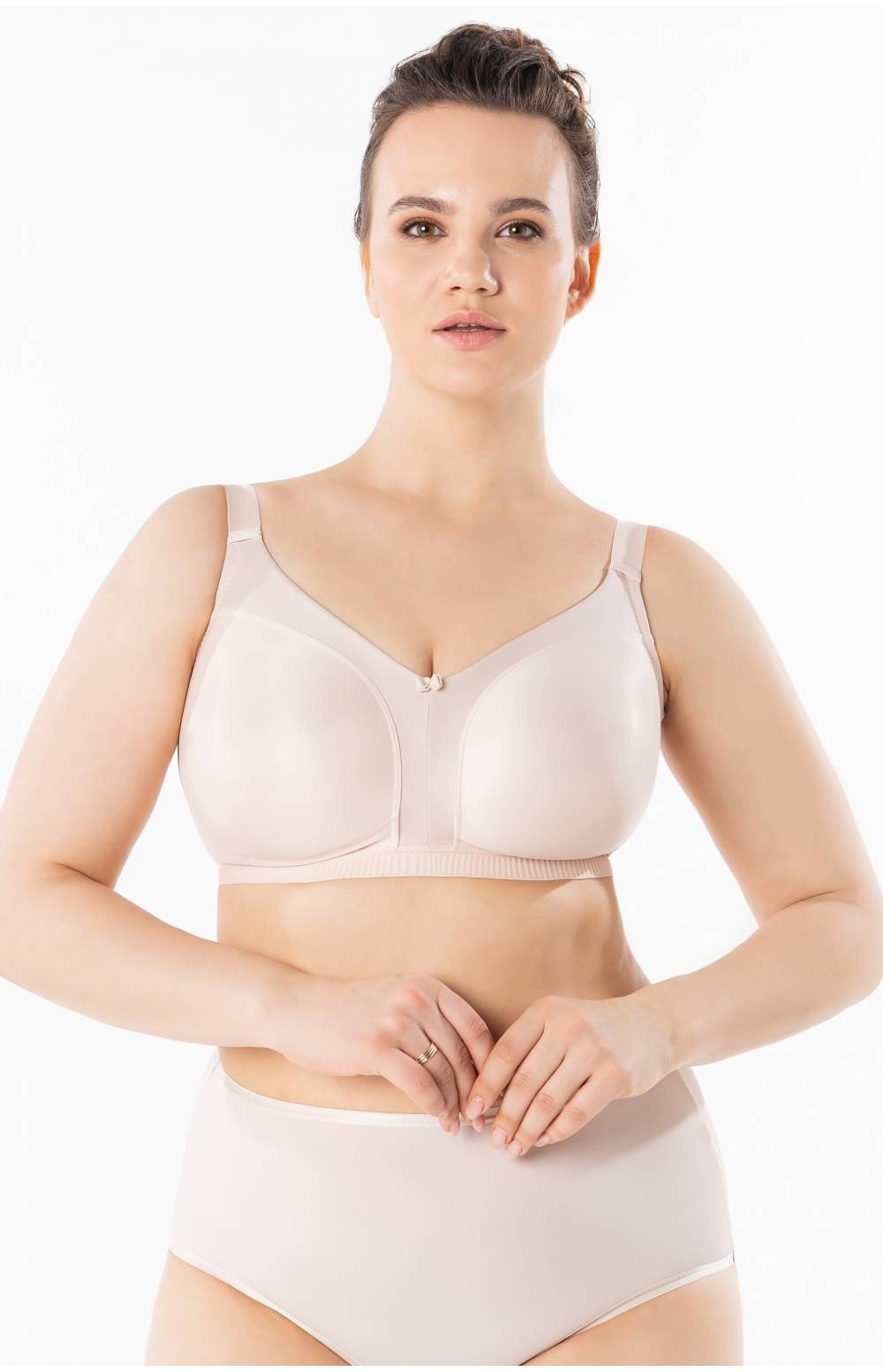 Бюстгальтер с молдированной чашкой Sermija 18019 Soft molding без косточек (Бежевый)