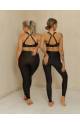 Бюстгальтер спортивный KRIS LINE ACTIVE Sportbra на косточках (Черный)