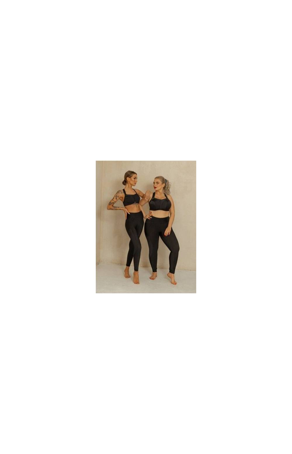 Бюстгальтер спортивный KRIS LINE ACTIVE Sportbra на косточках (Черный)