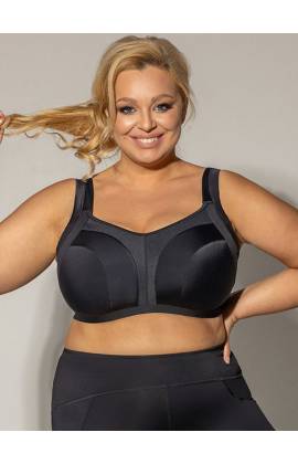 Бюстгальтер спортивный KRIS LINE ACTIVE Sportbra на косточках (Черный) Бюстгальтер спортивный KRIS LINE ACTIVE Sportbra на косточках (Черный)