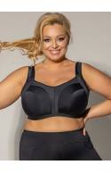 Бюстгальтер спортивный KRIS LINE ACTIVE Sportbra на косточках (Черный)