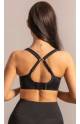 Бюстгальтер спортивный KRIS LINE ACTIVE Sportbra на косточках (Черный)