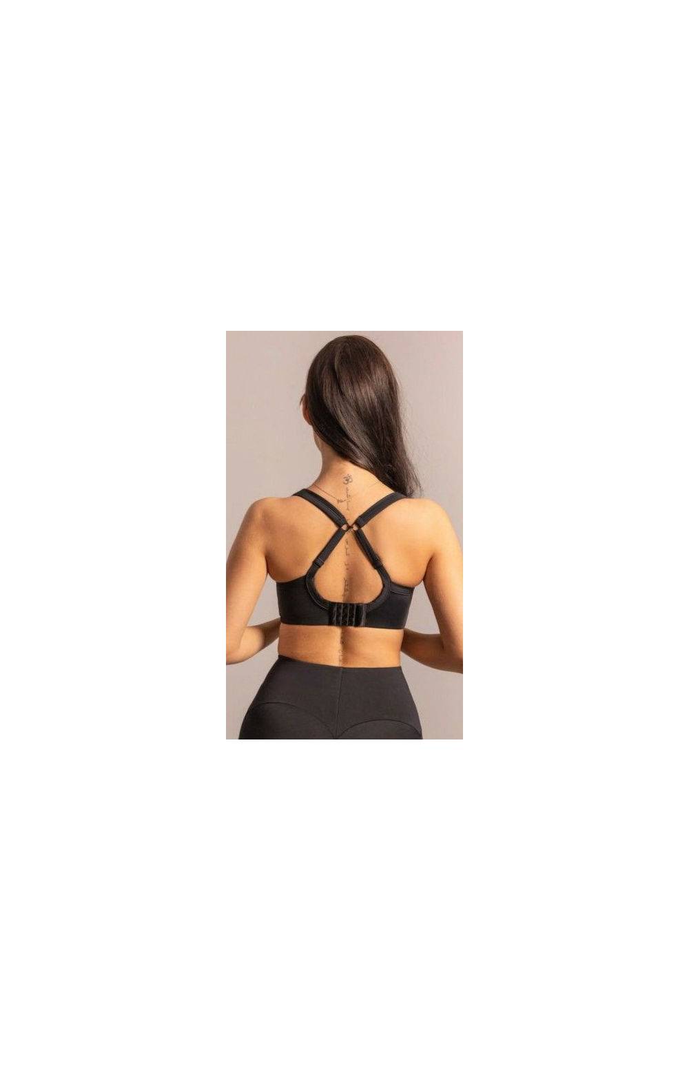 Бюстгальтер спортивный KRIS LINE ACTIVE Sportbra на косточках (Черный)