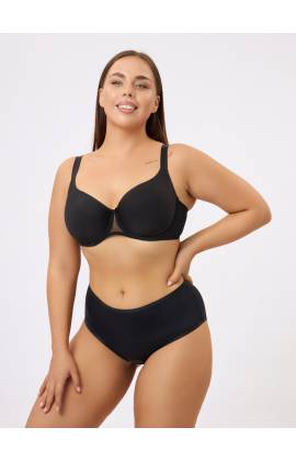 Бюстгальтер с гладкой чашкой RIVALINA 103007 Spacer на косточках (Черный)