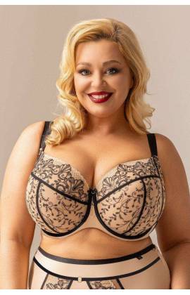 Бюстгальтер с мягкой чашкой Kris Line ORIENTAL Softfullcup на косточках (Бежевый)