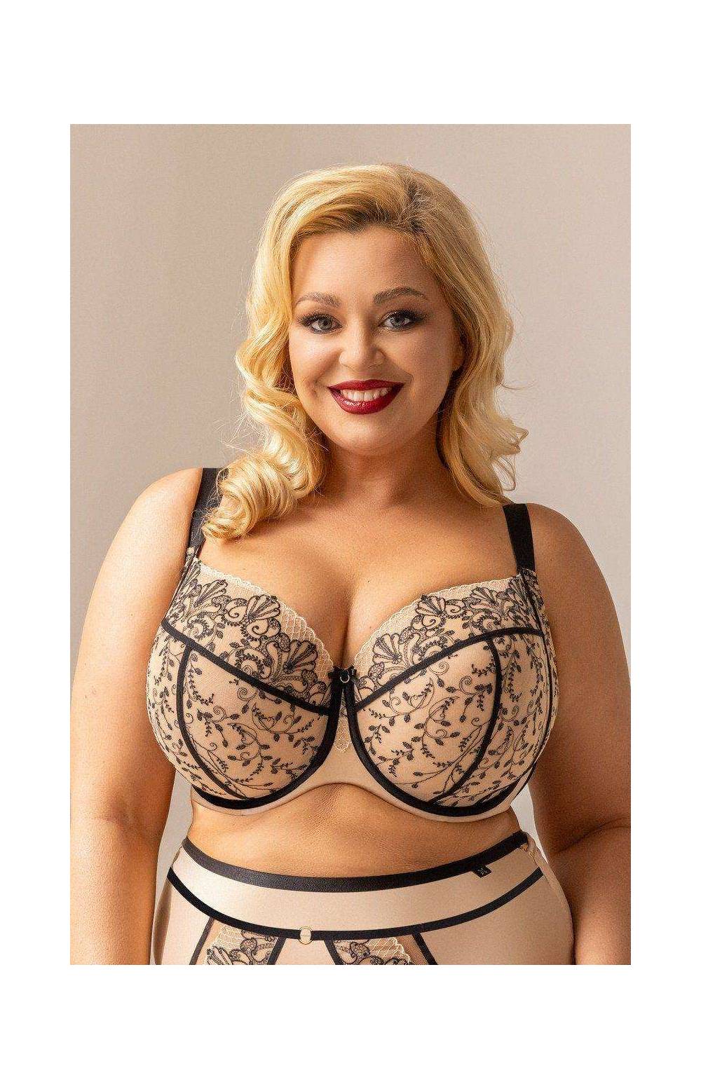 Бюстгальтер с мягкой чашкой Kris Line ORIENTAL Softfullcup на косточках (Бежевый)