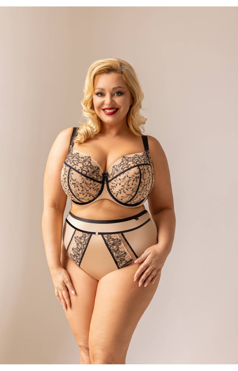 Бюстгальтер с мягкой чашкой Kris Line ORIENTAL Softfullcup на косточках (Бежевый)