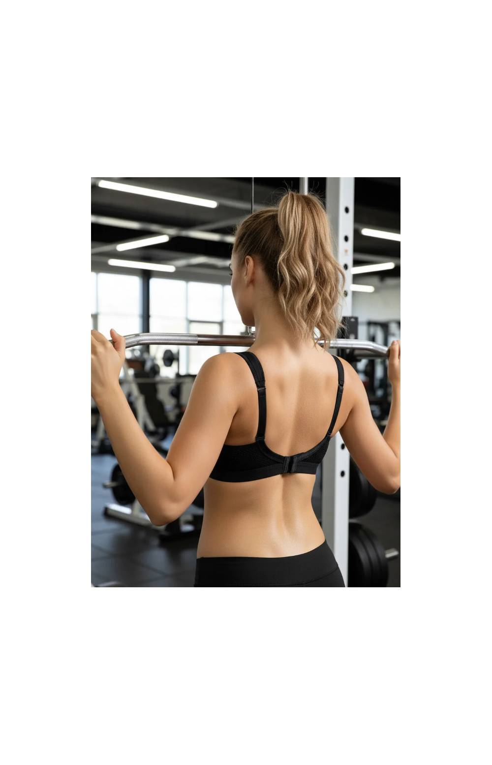 Бюстгальтер спортивный VIANIA EXTREME 151430 без косточек (Черный)