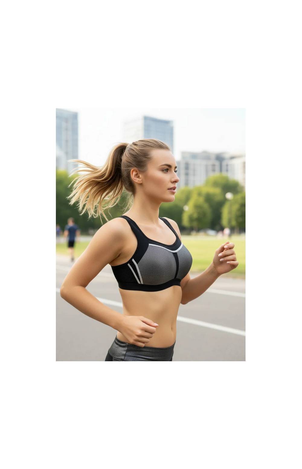 Бюстгальтер спортивный VIANIA EXTREME 151430 без косточек (Черный)