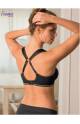 Бюстгальтер спортивный VIANIA 141472 без косточек (Черный)