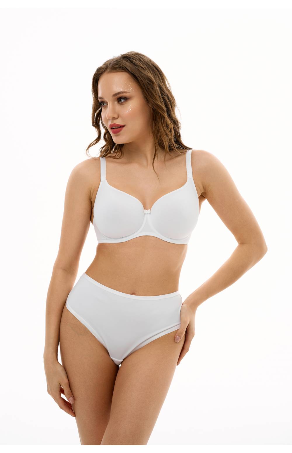Бюстгальтер с гладкой чашкой Sermija 16916 SPACER на косточках (Белый)