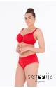 Бюстгальтер с гладкой чашкой SERMIJA 16916 SPACER на косточках (Красный)