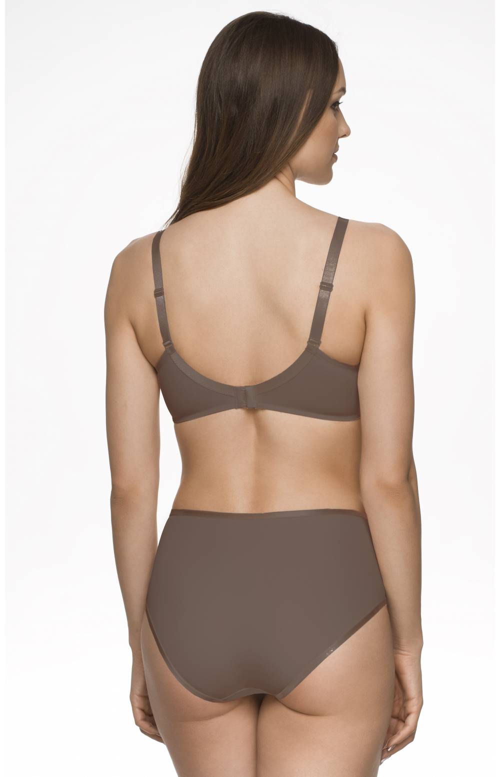 Бюстгальтер с гладкой чашкой SERMIJA 16916 SPACER на косточках (Коричневый)