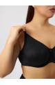 Бюстгальтер с молдированной чашкой RIVALINA 507015 на косточках (Черный)
