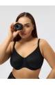 Бюстгальтер с молдированной чашкой RIVALINA 507015 на косточках (Черный)