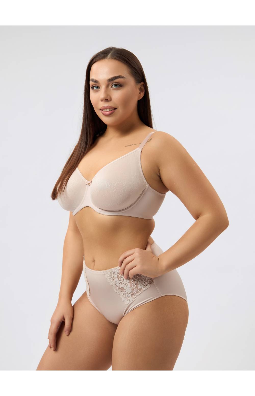 Бюстгальтер с молдированной чашкой RIVALINA 507015 на косточках (Бежевый)