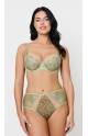 Бюстгальтер с вышивкой SUBTILLE Florance Soft на косточках (Оливковый)