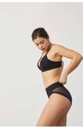 Трусы корректирующие Ysabel More 19610 бесшовные (Черный)