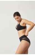 Трусы корректирующие Ysabel More 19610 бесшовные (Черный)