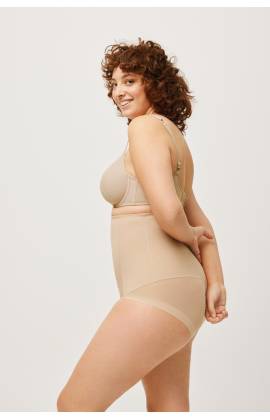 Трусы корректирующие высокие YSABEL MORA 19611 бесшовные (Бежевый)