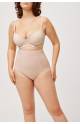 Трусы корректирующие высокие YSABEL MORA 19614 бесшовные (Бежевый)