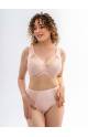 Бюстгальтер SERMIJA 4825 с широкой лямкой на косточках (Бежевый)