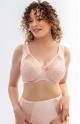 Бюстгальтер SERMIJA 4825 с широкой лямкой на косточках (Бежевый)