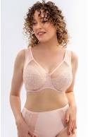 Бюстгальтер SERMIJA 4825 с широкой лямкой на косточках (Бежевый)