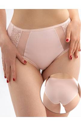 Трусы с высокой посадкой SERMIJA 4825 (Бежевый)