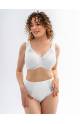 Бюстгальтер SERMIJA 4825 с широкой лямкой на косточках (Белый)
