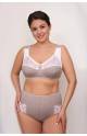 Бюстгальтер хлопок VALMIRA 1101 ROZE с мягкой чашкой без косточек (Кофейный в горошек)