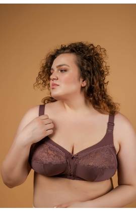 Бюстгальтер большой размер Новое Время М003 (Коричневый)